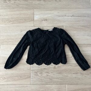 American Eagle Outfitters Eyelet Top